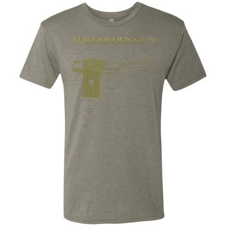 T-Shirts Venetian Grey / S The Golden Gun Men's Triblend T-Shirt