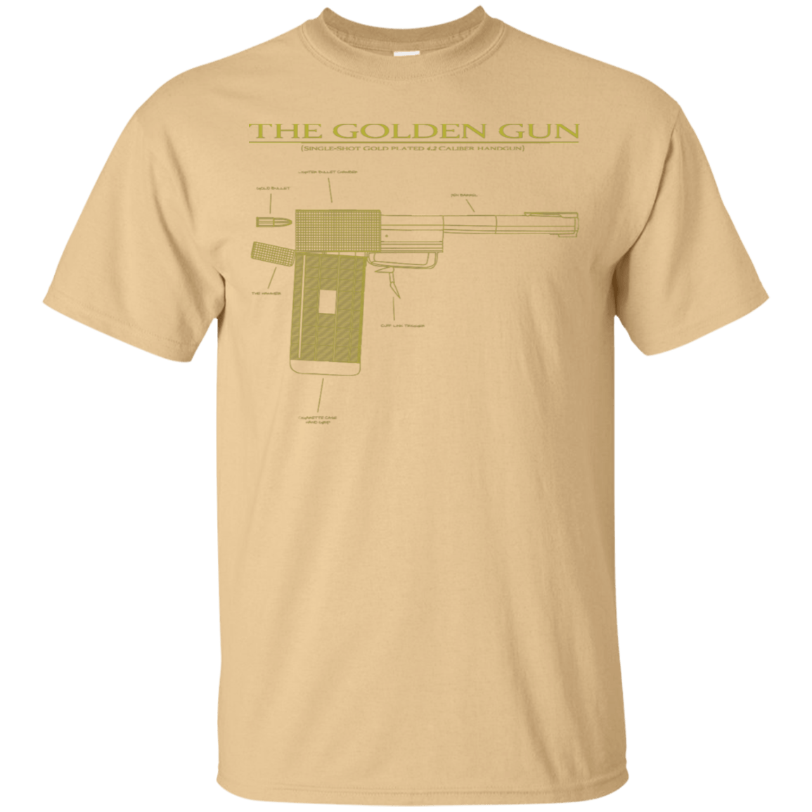 T-Shirts Vegas Gold / S The Golden Gun T-Shirt