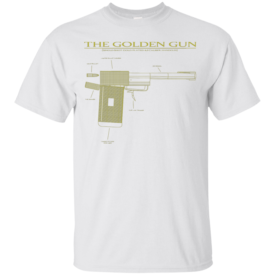 T-Shirts White / S The Golden Gun T-Shirt