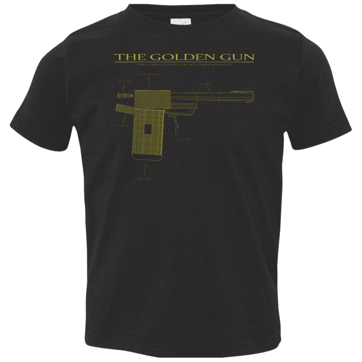 T-Shirts Black / 2T The Golden Gun Toddler Premium T-Shirt