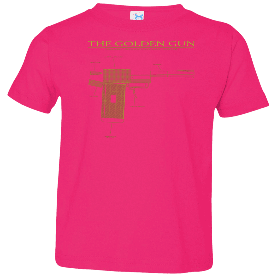 T-Shirts Hot Pink / 2T The Golden Gun Toddler Premium T-Shirt