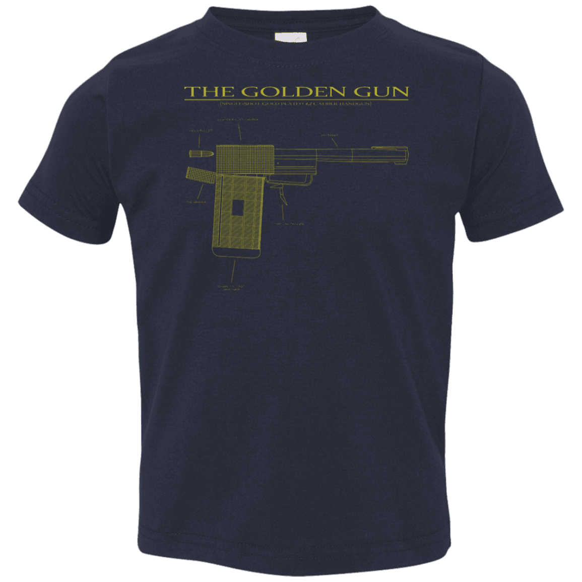 T-Shirts Navy / 2T The Golden Gun Toddler Premium T-Shirt