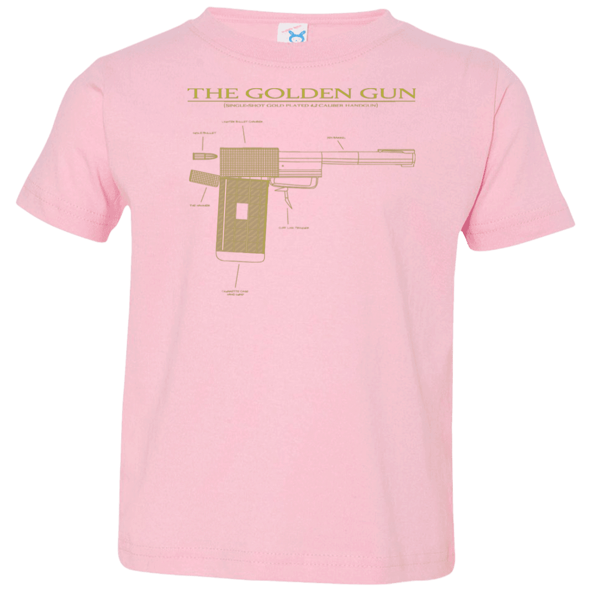 T-Shirts Pink / 2T The Golden Gun Toddler Premium T-Shirt