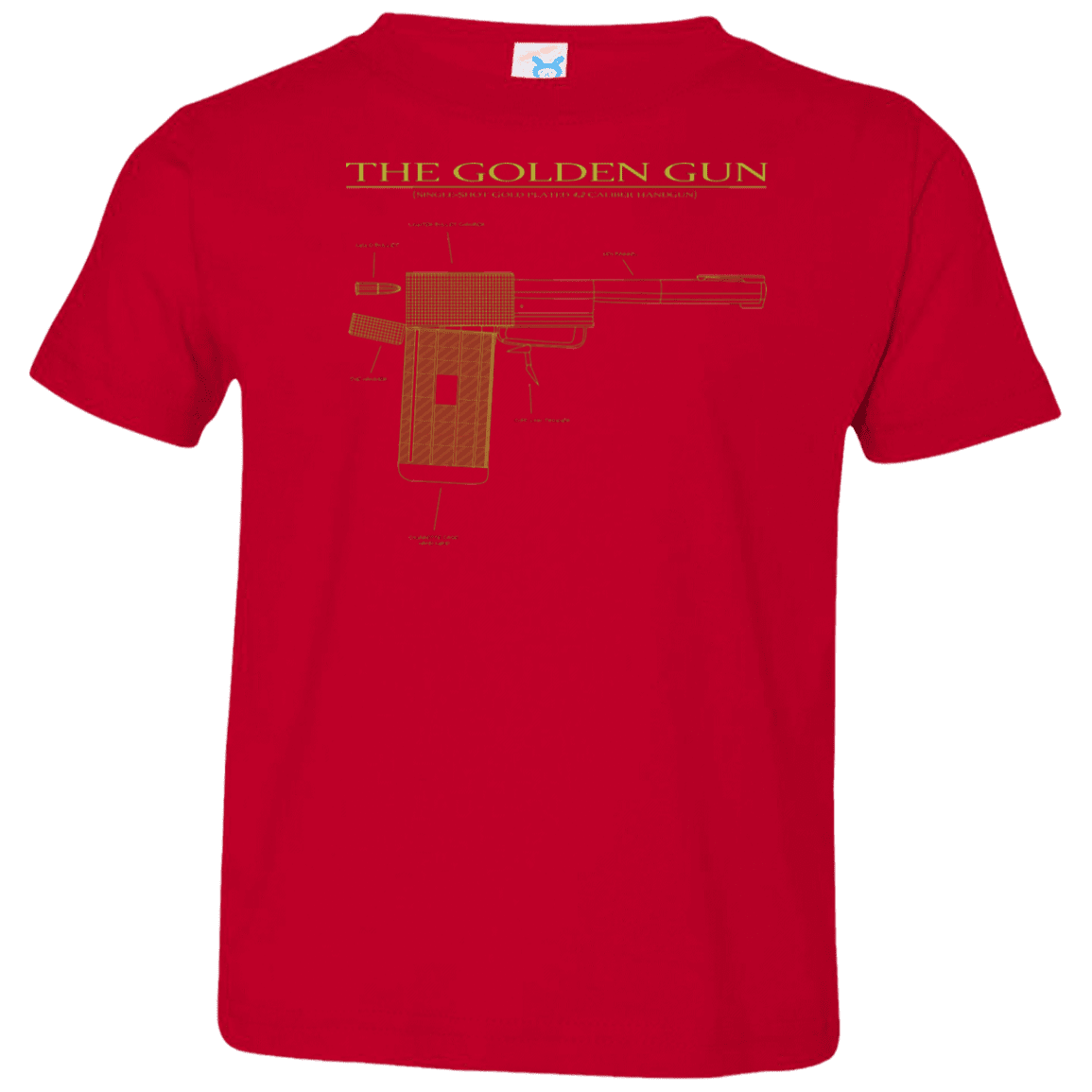 T-Shirts Red / 2T The Golden Gun Toddler Premium T-Shirt