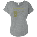 T-Shirts Premium Heather / X-Small The Golden Gun Triblend Dolman Sleeve