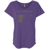 T-Shirts Purple Rush / X-Small The Golden Gun Triblend Dolman Sleeve