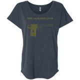 T-Shirts Vintage Navy / X-Small The Golden Gun Triblend Dolman Sleeve