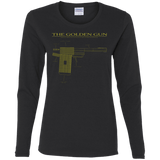 T-Shirts Black / S The Golden Gun Women's Long Sleeve T-Shirt