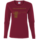 T-Shirts Cardinal / S The Golden Gun Women's Long Sleeve T-Shirt