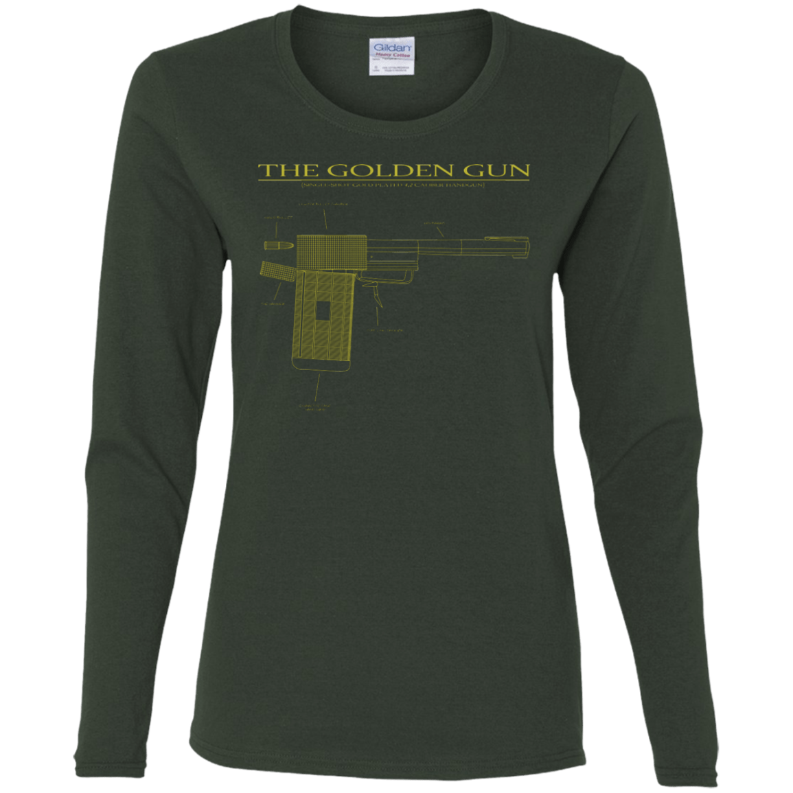T-Shirts Forest / S The Golden Gun Women's Long Sleeve T-Shirt