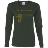 T-Shirts Forest / S The Golden Gun Women's Long Sleeve T-Shirt