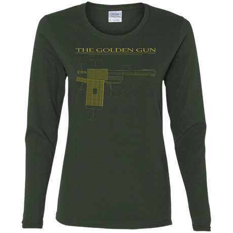 T-Shirts Forest / S The Golden Gun Women's Long Sleeve T-Shirt