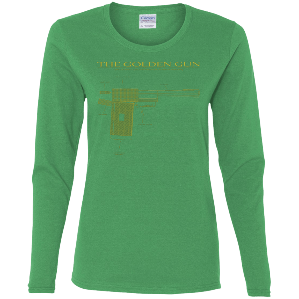 T-Shirts Irish Green / S The Golden Gun Women's Long Sleeve T-Shirt