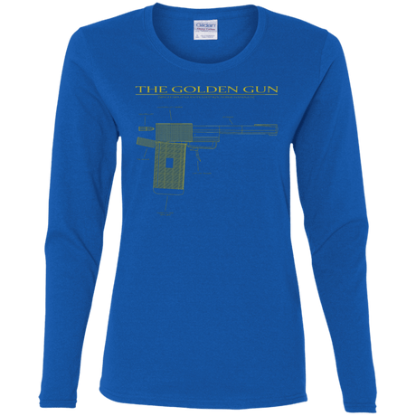 T-Shirts Royal / S The Golden Gun Women's Long Sleeve T-Shirt