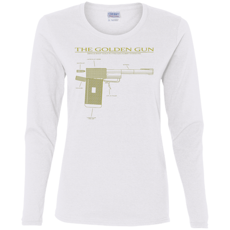 T-Shirts White / S The Golden Gun Women's Long Sleeve T-Shirt