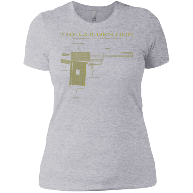 T-Shirts Heather Grey / X-Small The Golden Gun Women's Premium T-Shirt