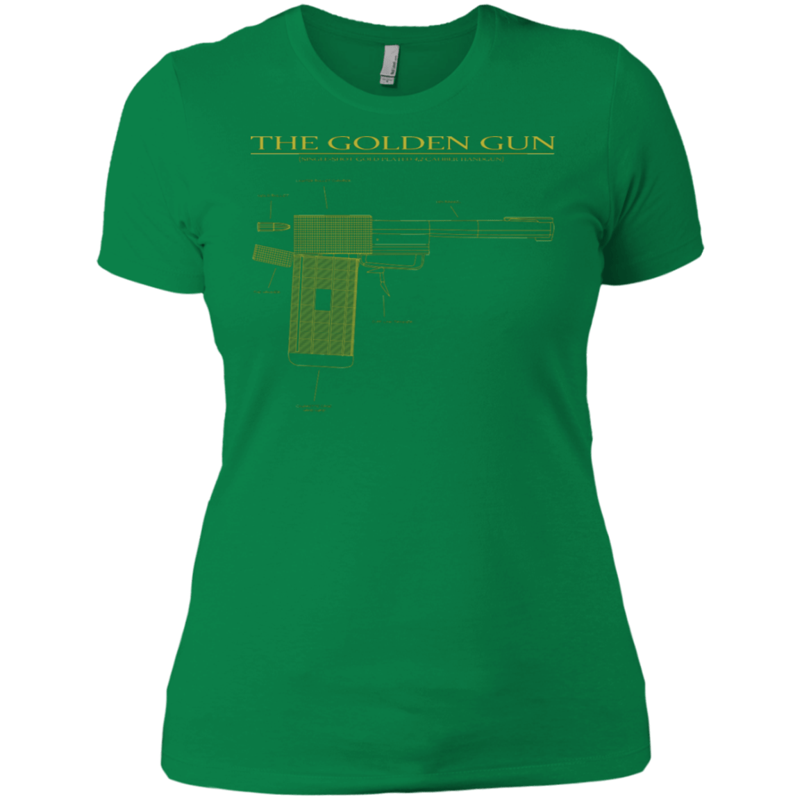 T-Shirts Kelly Green / X-Small The Golden Gun Women's Premium T-Shirt