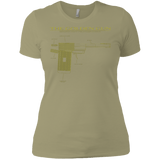 T-Shirts Light Olive / X-Small The Golden Gun Women's Premium T-Shirt