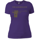 T-Shirts Purple Rush/ / X-Small The Golden Gun Women's Premium T-Shirt