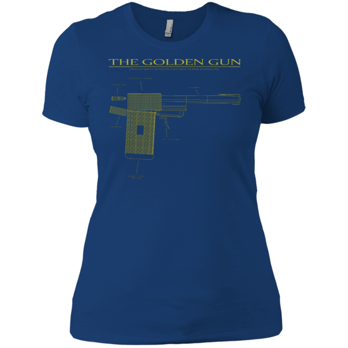 T-Shirts Royal / X-Small The Golden Gun Women's Premium T-Shirt