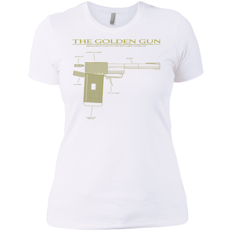 T-Shirts White / X-Small The Golden Gun Women's Premium T-Shirt