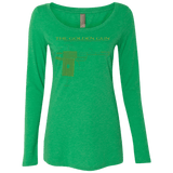T-Shirts Envy / S The Golden Gun Women's Triblend Long Sleeve Shirt