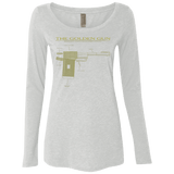 T-Shirts Heather White / S The Golden Gun Women's Triblend Long Sleeve Shirt