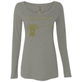 T-Shirts Venetian Grey / S The Golden Gun Women's Triblend Long Sleeve Shirt