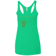 T-Shirts Envy / X-Small The Golden Gun Women's Triblend Racerback Tank