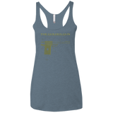 T-Shirts Indigo / X-Small The Golden Gun Women's Triblend Racerback Tank