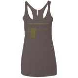 T-Shirts Macchiato / X-Small The Golden Gun Women's Triblend Racerback Tank