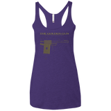 T-Shirts Purple Rush / X-Small The Golden Gun Women's Triblend Racerback Tank