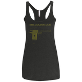 T-Shirts Vintage Black / X-Small The Golden Gun Women's Triblend Racerback Tank