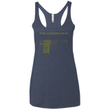 T-Shirts Vintage Navy / X-Small The Golden Gun Women's Triblend Racerback Tank