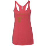 T-Shirts Vintage Red / X-Small The Golden Gun Women's Triblend Racerback Tank