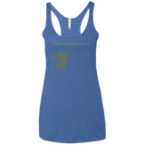 T-Shirts Vintage Royal / X-Small The Golden Gun Women's Triblend Racerback Tank