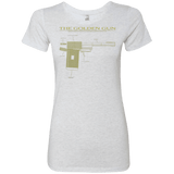 T-Shirts Heather White / S The Golden Gun Women's Triblend T-Shirt