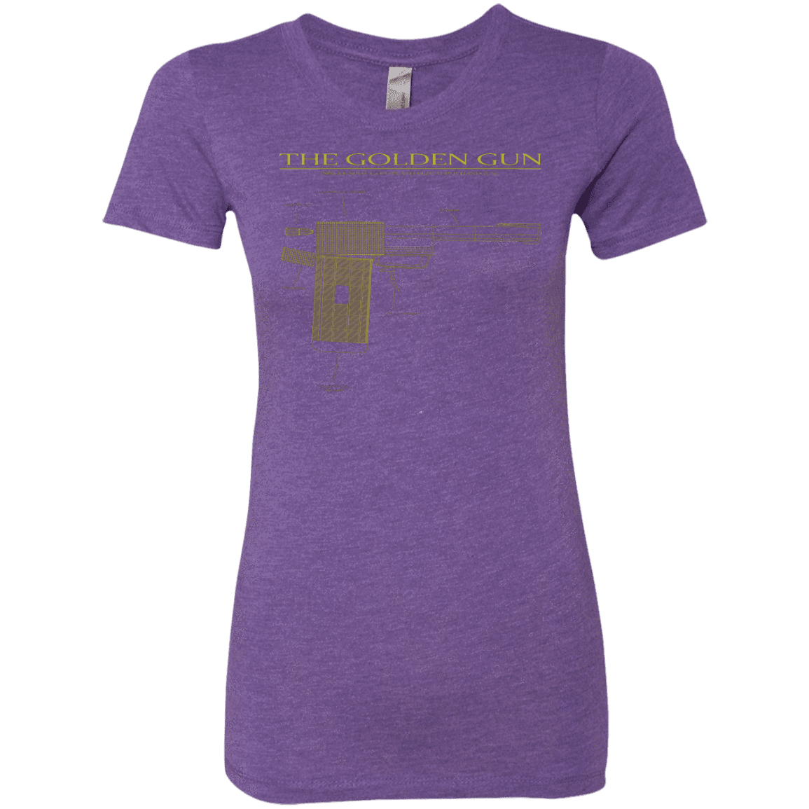 T-Shirts Purple Rush / S The Golden Gun Women's Triblend T-Shirt