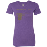 T-Shirts Purple Rush / S The Golden Gun Women's Triblend T-Shirt
