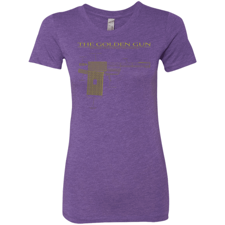 T-Shirts Purple Rush / S The Golden Gun Women's Triblend T-Shirt