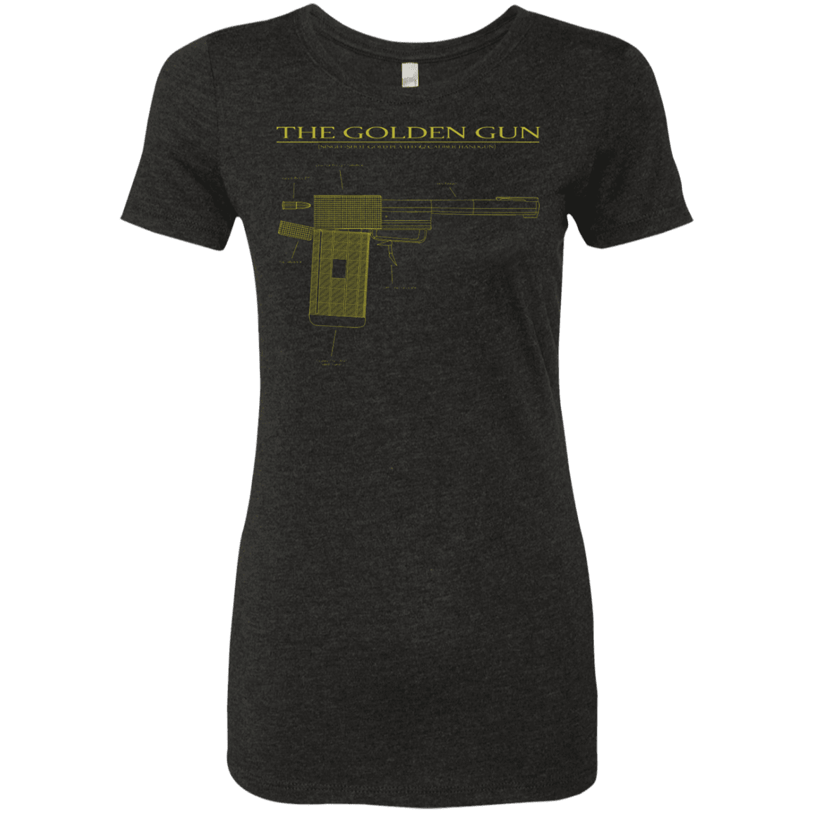 T-Shirts Vintage Black / S The Golden Gun Women's Triblend T-Shirt