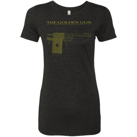 T-Shirts Vintage Black / S The Golden Gun Women's Triblend T-Shirt