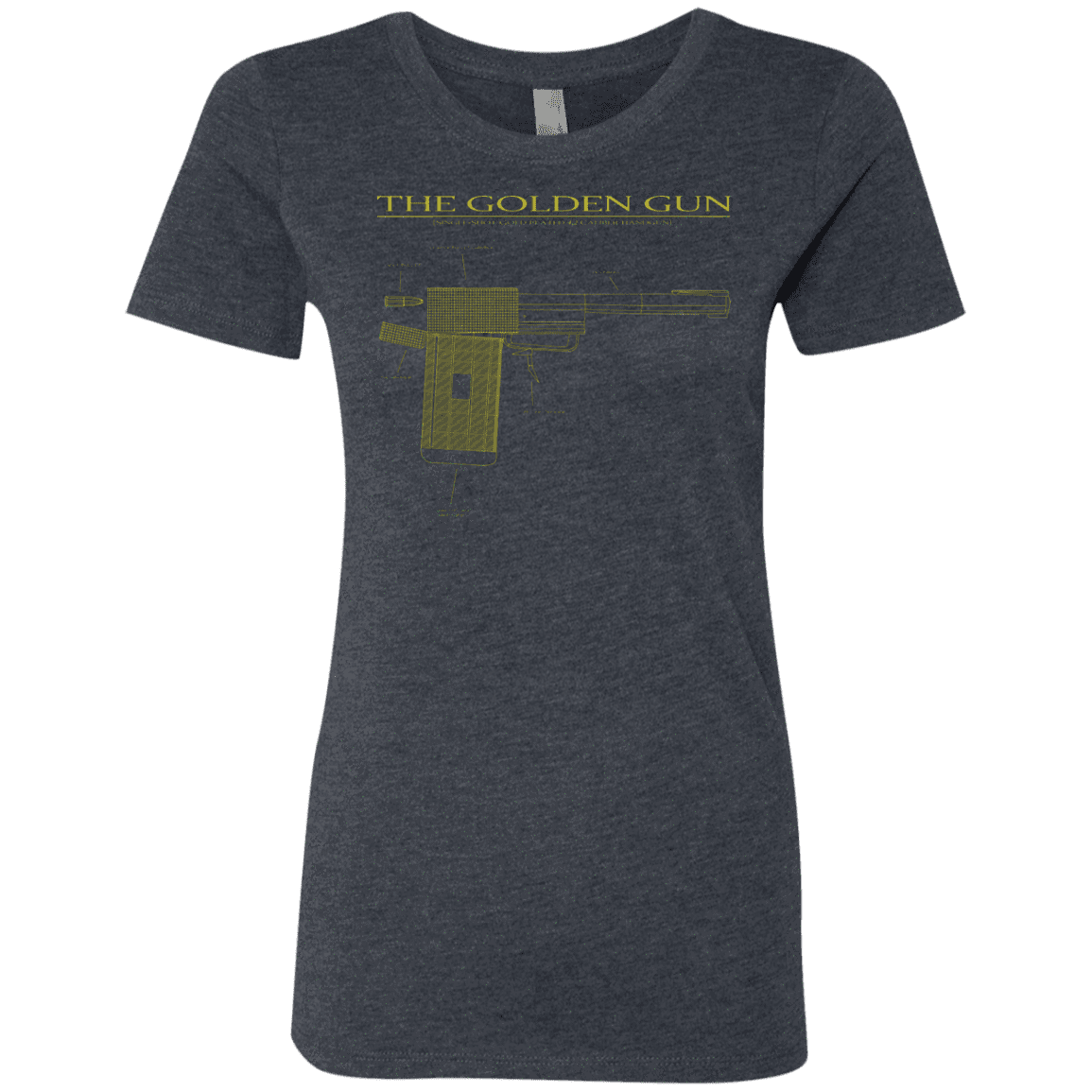 T-Shirts Vintage Navy / S The Golden Gun Women's Triblend T-Shirt