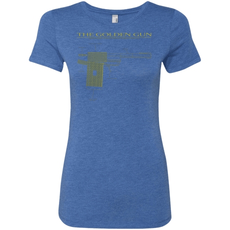 T-Shirts Vintage Royal / S The Golden Gun Women's Triblend T-Shirt