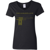 T-Shirts Black / S The Golden Gun Women's V-Neck T-Shirt