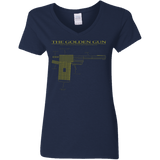 T-Shirts Navy / S The Golden Gun Women's V-Neck T-Shirt