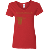 T-Shirts Red / S The Golden Gun Women's V-Neck T-Shirt