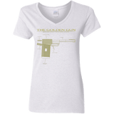 T-Shirts White / S The Golden Gun Women's V-Neck T-Shirt