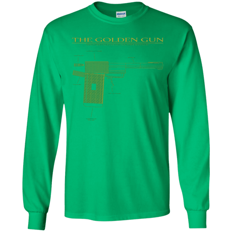 T-Shirts Irish Green / YS The Golden Gun Youth Long Sleeve T-Shirt