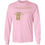 T-Shirts Light Pink / YS The Golden Gun Youth Long Sleeve T-Shirt